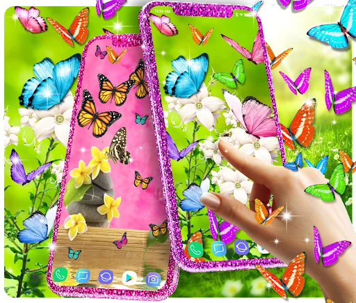 Butterflies live wallpaper screenshot 2