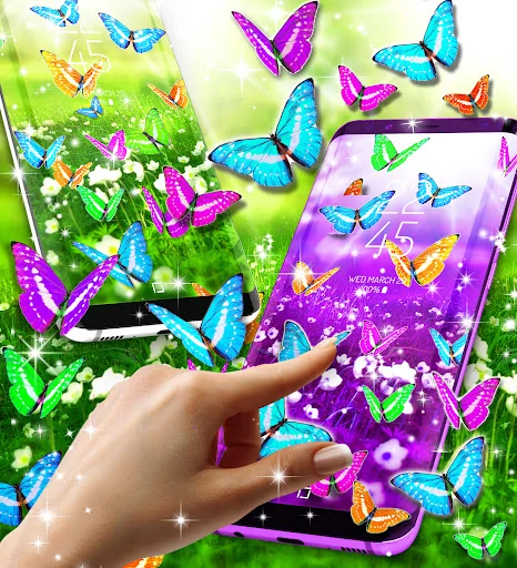 Butterflies live wallpaper screenshot 3