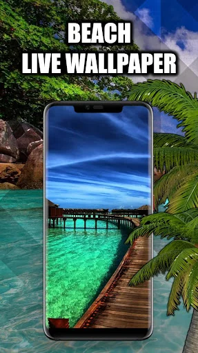 Beach Wallpaper Live HD/3D/4K screenshot 1