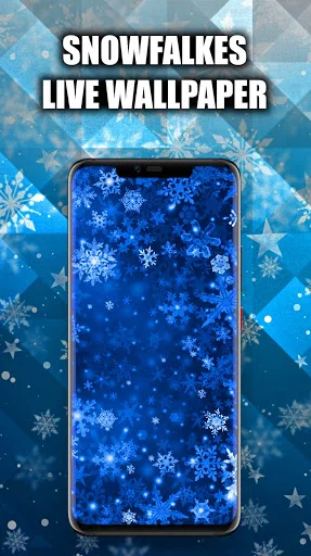 Snowflakes Wallpaper Live HD