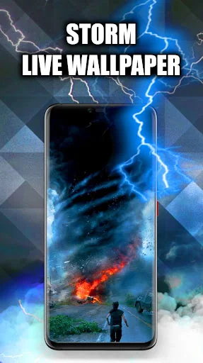 Lighting Storm Wallpaper Live screenshot 4