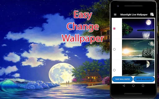 Moon Live Wallpaper screenshot 1