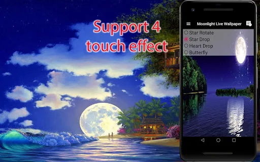 Moon Live Wallpaper screenshot 3
