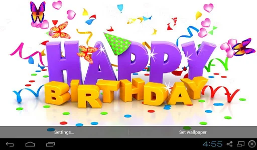 Happy Birthday Live Wallpaper