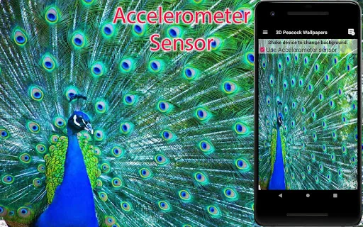 Peacock Live Wallpaper screenshot 2