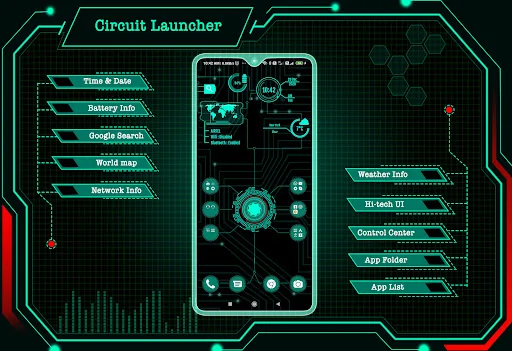 Circuit Launcher - Lock App screenshot 1