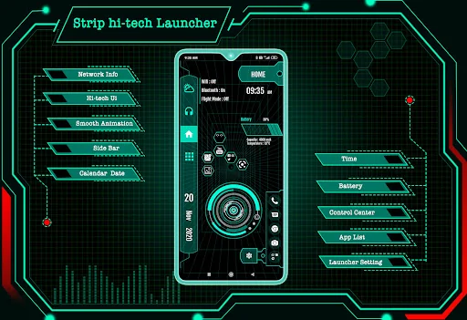 Strip Hi-tech Launcher 2025