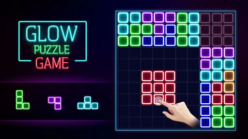 Glow Block Puzzle screenshot 1