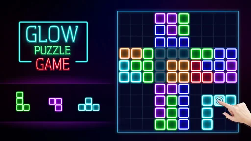 Glow Block Puzzle screenshot 2
