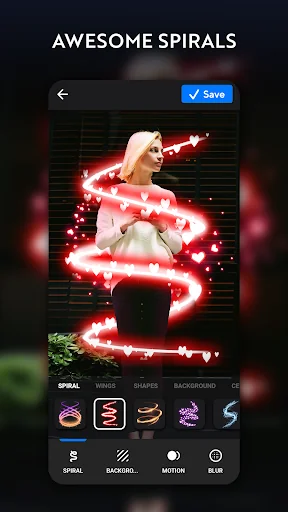 Instasquare Photo Editor: Neon screenshot 1