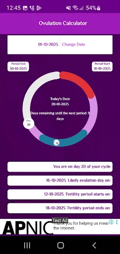Ovulation Date Predictor