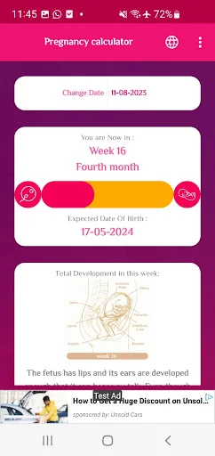Pregnancy Due Date Calculator screenshot 2