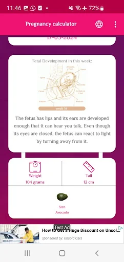 Pregnancy Due Date Calculator screenshot 3