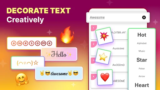 Cool Symbols & Characters screenshot 1