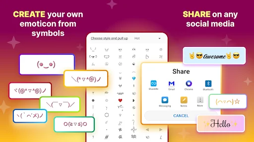 Cool Symbols & Characters screenshot 3
