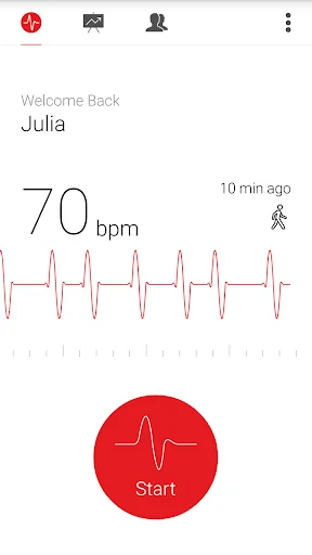 Cardiograph - Heart Rate Meter screenshot 2