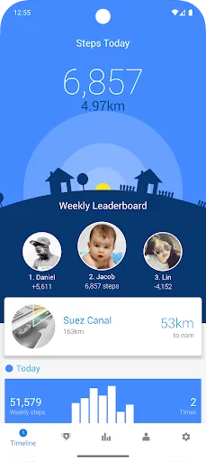 Outwalk - Pedometer & Friends