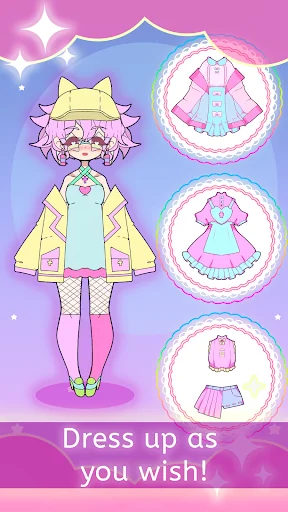 Moon's Closet dress up game screenshot 2