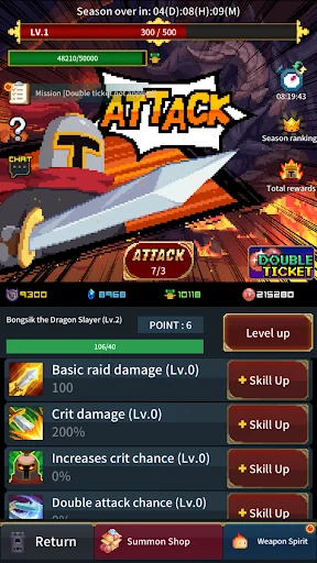 Retro Hero Mr Kim : Idle RPG screenshot 4