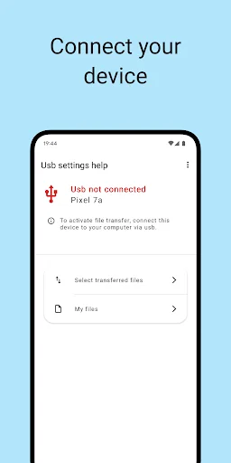 USB settings help