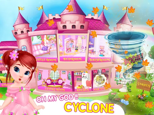 Princess House Cleanup Girls screenshot 1