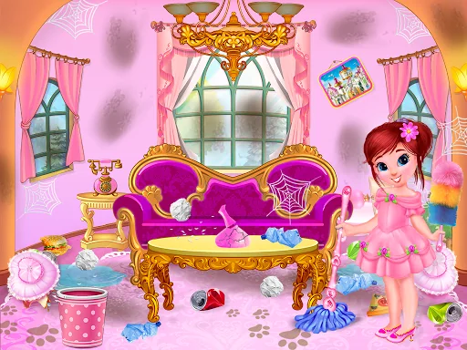 Princess House Cleanup Girls screenshot 2