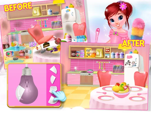 Princess House Cleanup Girls screenshot 3