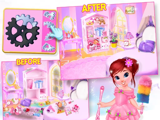 Princess House Cleanup Girls screenshot 4