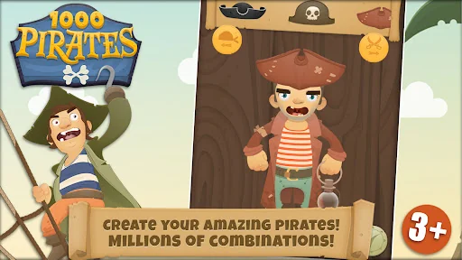 1000 Pirates Dress Up for Kids screenshot 1