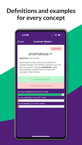GRE Vocabulary Flashcards screenshot 3