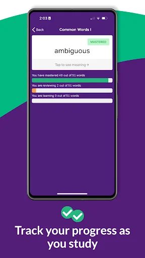 GRE Vocabulary Flashcards screenshot 4