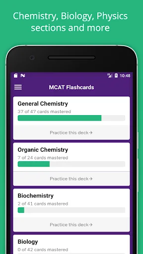 MCAT Prep: MCAT Flashcards
