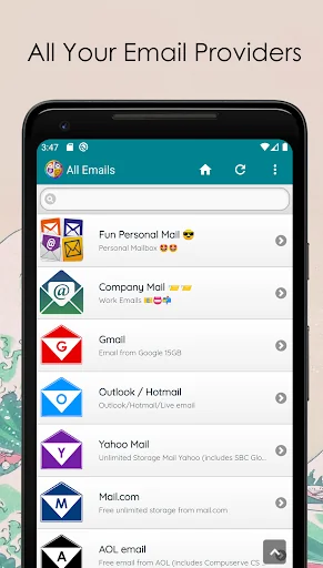 All Email Providers screenshot 1