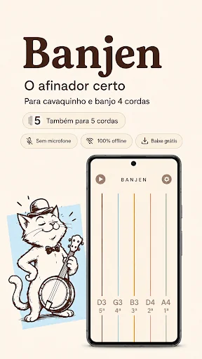 Banjen: 4 String Banjo Tuner