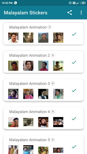 Animated Malayalam Stickers