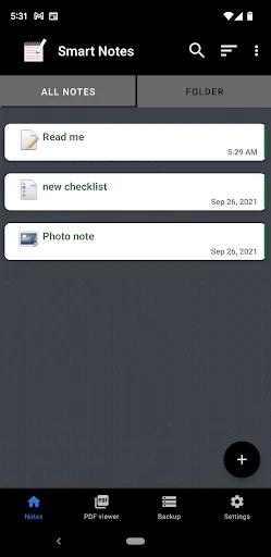 Smart Notes App