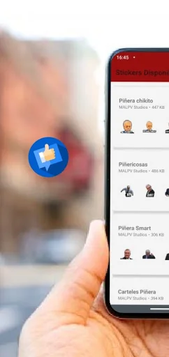 Piñera Stickers para whatsapp
