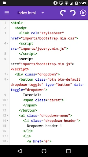HTML EDITOR,AngularJ,Bootstrap
