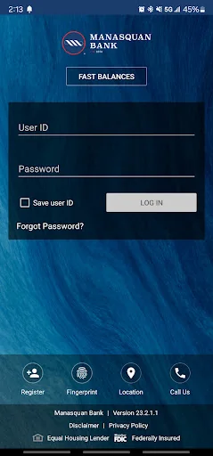 Manasquan Bank Mobile screenshot 1