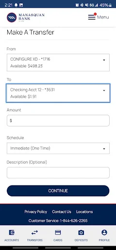 Manasquan Bank Mobile screenshot 4