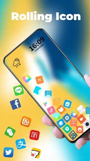 Rolling icons - App and photo screenshot 1