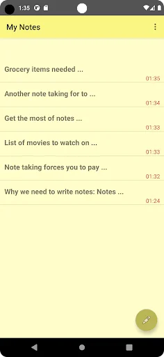 My Notes