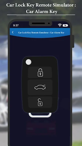 Car Lock Key Remote Simulator screenshot 2
