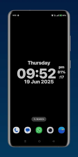 Digital Clock Live Wallpaper