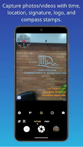 PhotoStamp Camera screenshot 1