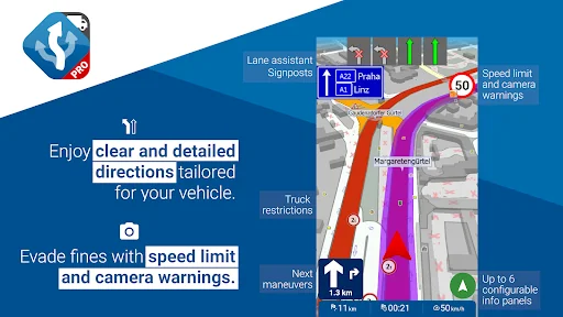 MapFactor Navigator Truck Pro screenshot 3