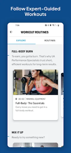 Map My Fitness Workout Tracker screenshot 1