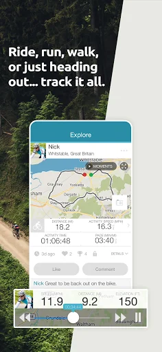 Map My Tracks - bike run walk screenshot 1