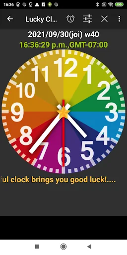 Rainbow Clock