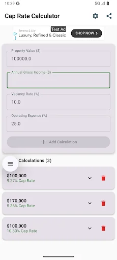 Easy Cap Rate Calculator